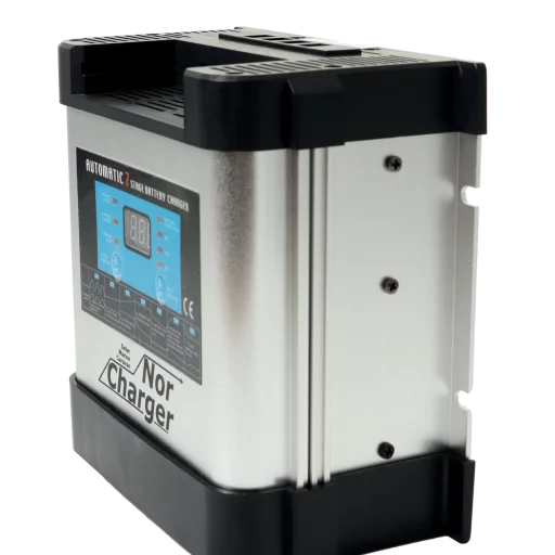NOR CHARGER Pro Serie Elektronisk Batterilader 12V 10A 2-kanaler
