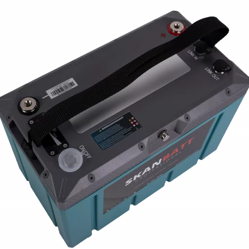 SKANBATT Lithium HEAT - IP67 - 12V 100Ah 150A BMS - HEAT - BT
