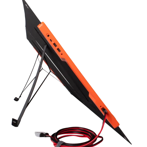 SKANBATT Sammenleggbart Solcellepanel 120W m/USB