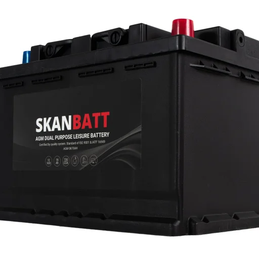 SKANBATT AGM Dual Purpose 12V 70AH 720CCA/850CA (278x175x190mm) +H