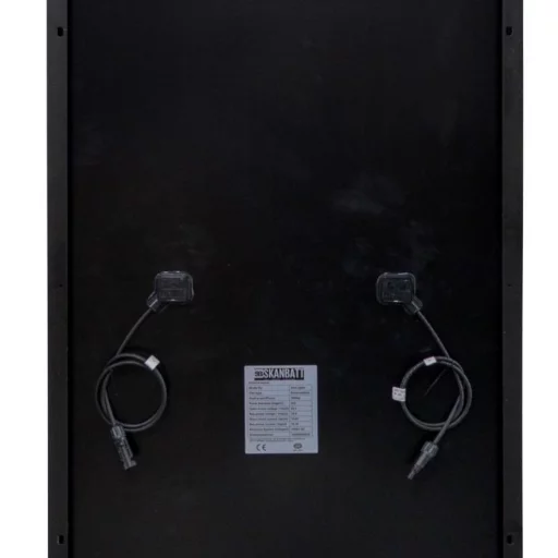 SKANBATT 'Half Cut' Solcellepanel 200W - All black - PERC Mono - 1525x680x35mm