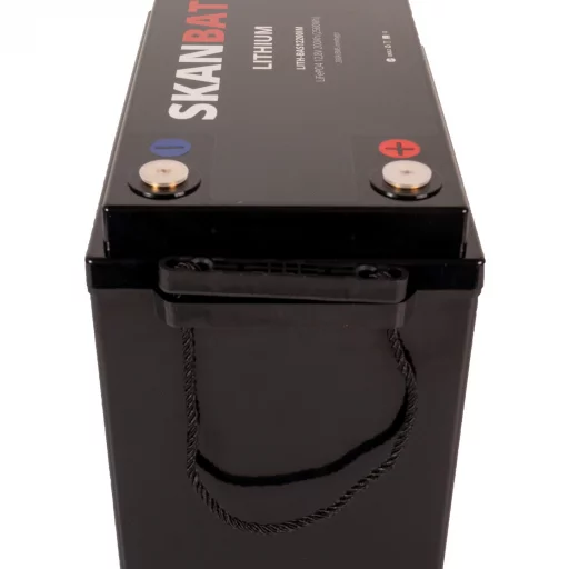 SKANBATT Lithium Batteri 12V 200AH 200A BMS (345x190x245mm)