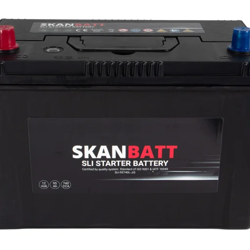 SKANBATT SLI Startbatteri 12V 95AH 740CCA (304x172x225mm) +L
