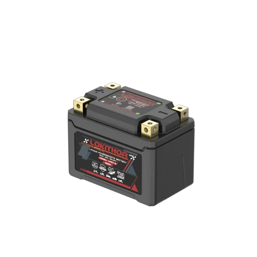 LOKITHOR Lithium MC Batteri 12V 3Ah - 113x70x85mm - Bluetooth - Heat