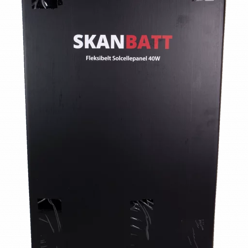 SKANBATT Fleksibelt Solcellepanel 40W - ETFE - 620x425x3mm