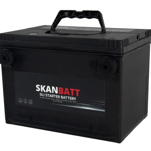 SKANBATT SLI Startbatteri 12V 70AH 770CCA (260x174x185mm) +L