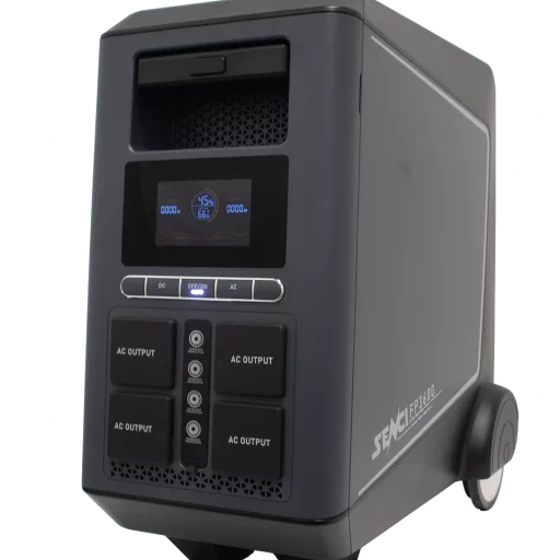SENCI Lithium LPS 3840Wh Power Station med 3600W (7200W) sinus inverter