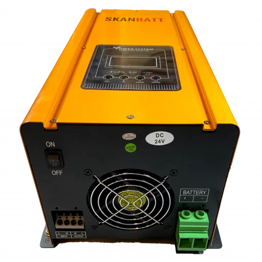 SKANBATT Kombi Batterilader og Inverter 24V 2000W (VEIL Kr. 5995.-)