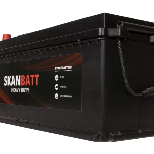 SKANBATT Startbatteri 12V 135AH 760CCA (514x175x210/226mm) +høyre
