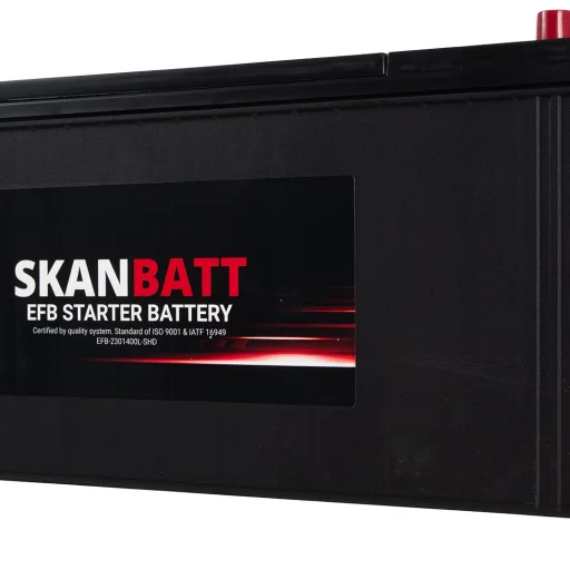 SKANBATT EFB SHD Startbatteri 12V 230AH 1400CCA (518x276x218mm) +L