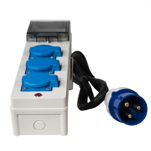 HYUNDAI Adapter 1-Fas 32A til 3x16A Schuko