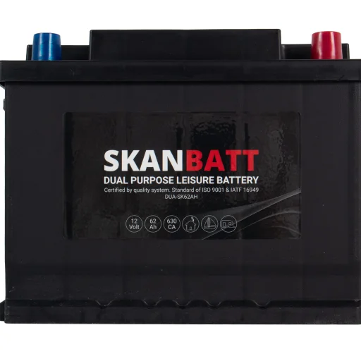 SKANBATT Dual Purpose 12V 62AH 630CA (242x175x190mm) +R