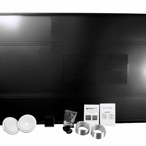 SKANBATT Solventilator SV-95 - LCD display - Motoriserte ventiler - 135m3/h luftvolum