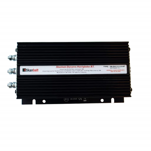 SKANBATT 35A Dynamo Hurtiglader m/blåtann - DCDC for alle bobiler