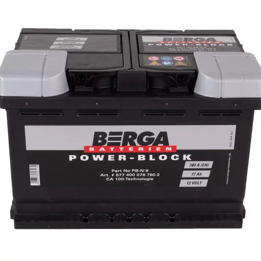 BERGA Power Block 12V 77AH 780CCA (278/175/190mm)