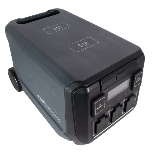 SENCI Lithium LPS 1843Wh Power Station med 2000W (4000W) sinus inverter