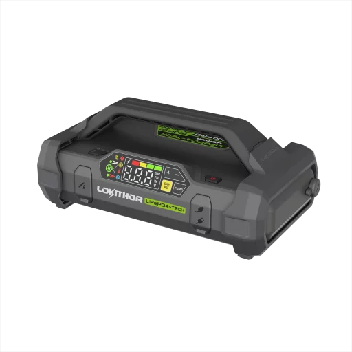 LOKITHOR Lithium Startbooster 12V 3000A med 150 PSI Luftkompressor