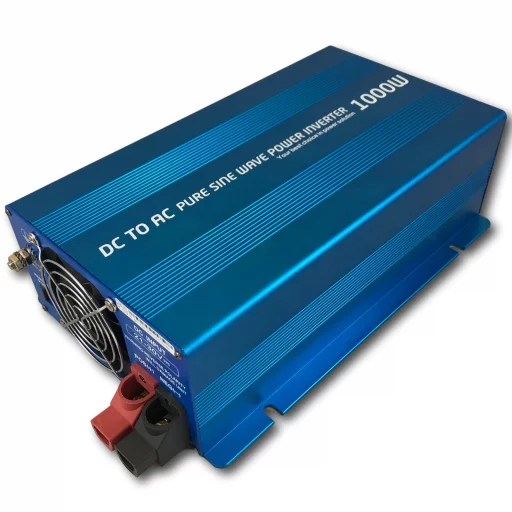 INVERTER 12V 1000W Ren sinus m/fjernkontroll (VEIL Kr. 3995.-)