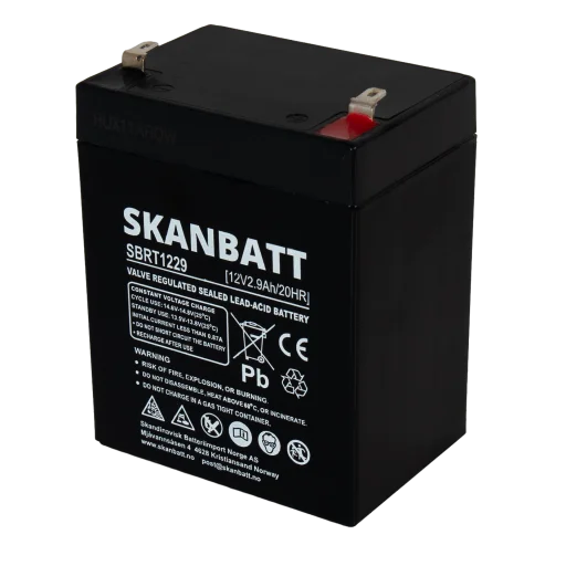 RITAR AGM Batteri 12V 2,9AH (79x56x106mm) F1