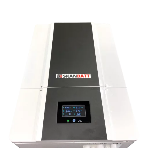 SKANBATT PowerWall LiFePO4 51,2V 120Ah - 6,144kWt - WIFI - HEAT