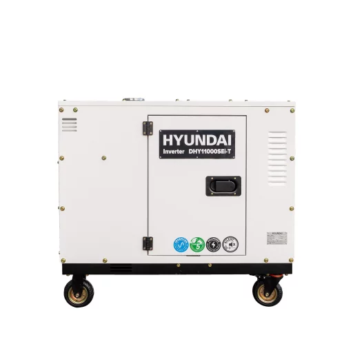 HYUNDAI DHY11000SEi-T Diesel Inverter Strømaggregat 8000W - Elektrisk start - 400V/230V - ATS
