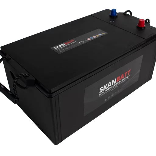 SKANBATT Dual Purpose 12V 230AH  1330CA (513x276x239mm) +L