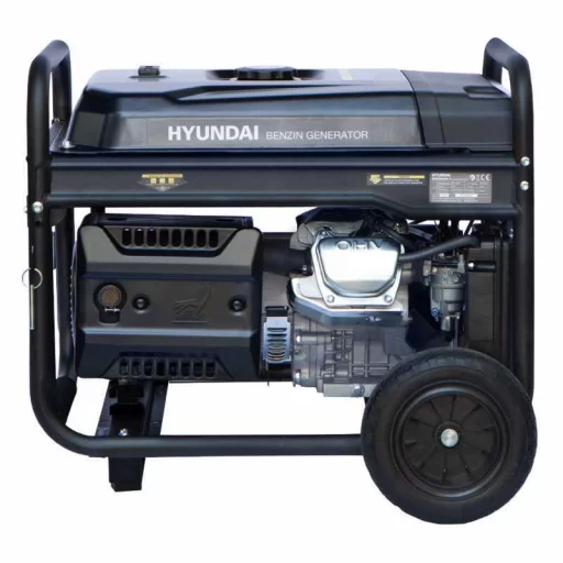 HYUNDAI HY10100LEK-T Proff Strømaggregat 8000W - 400V & 230V 1-FAS - elektrisk start - bensin