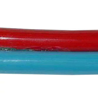 KABEL 2x10mm2 rød / blå - Dobbelisolert