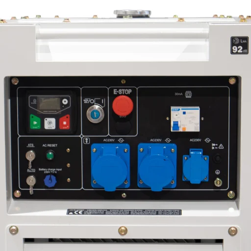 HYUNDAI DHY11000SEi Diesel Inverter Strømaggregat 8000W - Elektrisk start - Forvarming - ATS