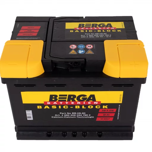 BERGA Basic Block 12V 60AH 540CCA (242/175/190mm)