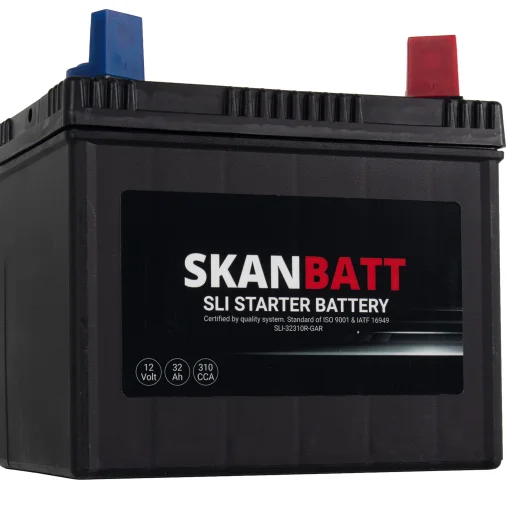 SKANBATT Garden 12V 32AH 310CCA (197x129x185mm) +R - Plenklipper