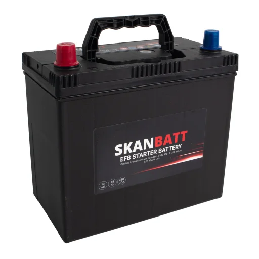 SKANBATT EFB Startbatteri 12V 45AH 430CCA (238x129x223mm) +L