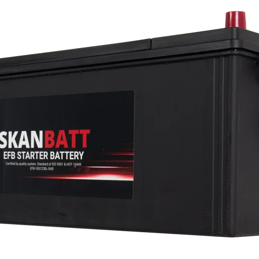 SKANBATT EFB SHD Startbatteri 12V 185AH 1230CCA (513x224x218mm) +L