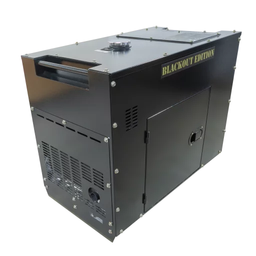 KOMPAK KD8000SE Strømaggregat 6300W - Diesel - Forvarming- ATS - 27 Liter