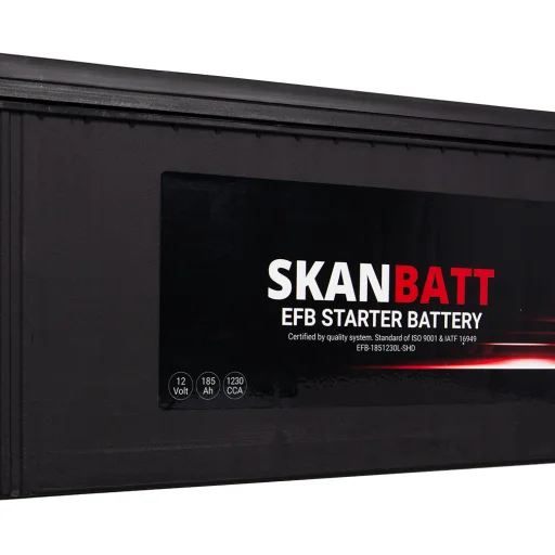 SKANBATT EFB SHD Startbatteri 12V 185AH 1230CCA (513x224x218mm) +L