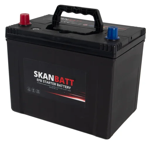 SKANBATT EFB Startbatteri 12V 80AH 730CCA (260x17x225mm) +L