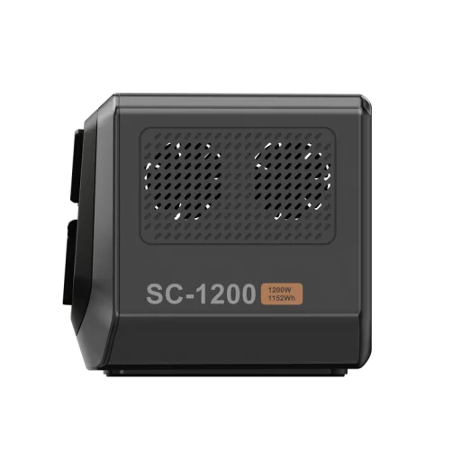 SENCI Lithium LPS 1152Wh Power Station med 1200W (2400W) sinus inverter