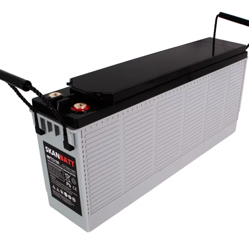 SKANBATT AGM Batteri 12V 100AH - Frontterminaler