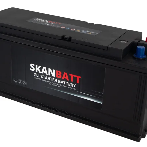 SKANBATT SLI HD Startbatteri 12V 135AH 910CCA (513x175x210mm) +R