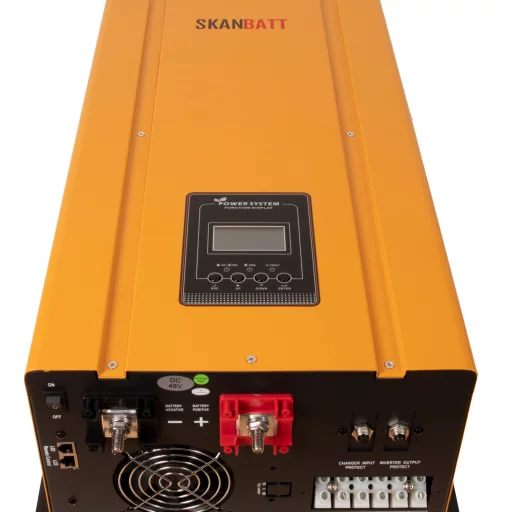 SKANBATT Kombi batterilader og inverter 48V 5000W m/fjernkontroll (VEIL Kr. 15995.-)