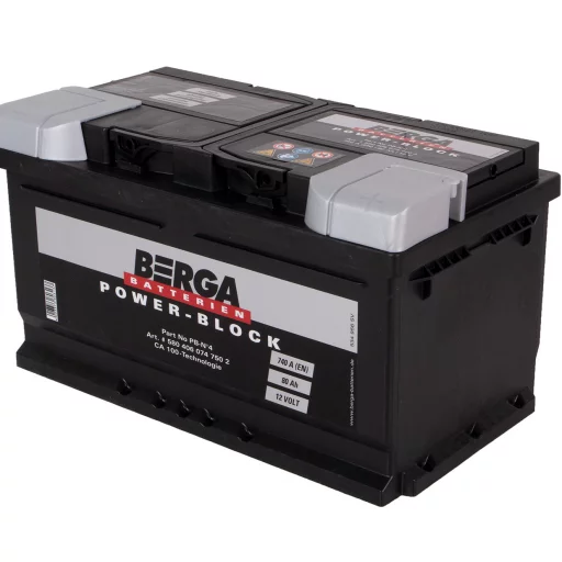 BERGA Power Block 12V 80AH 740CCA (315/175/175mm)