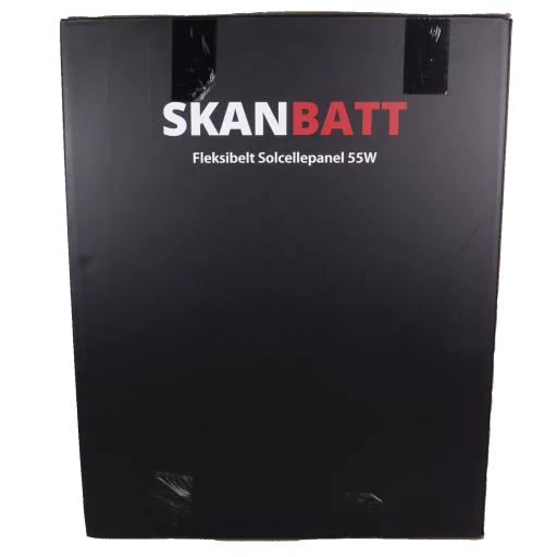 SKANBATT Fleksibelt Solcellepanel 55W - ETFE - 540x680x3mm