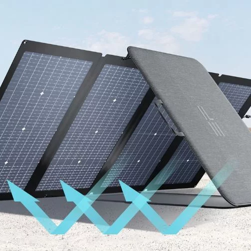 ECOFLOW Sammenleggbart Solcellepanel 220W tosidig