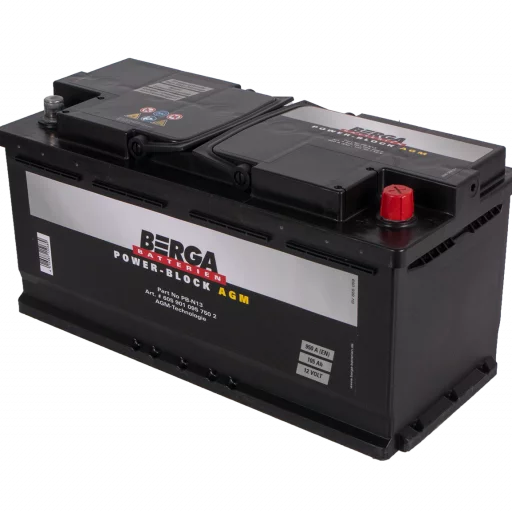 BERGA Power Block AGM 12V 105AH 950CCA (394/175/190mm)