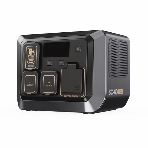 SENCI Lithium LPS 268Wh Power Station med 300W (600W) sinus inverter