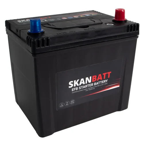 SKANBATT EFB Startbatteri 12V 73AH 630CCA (232x173x225mm) +R