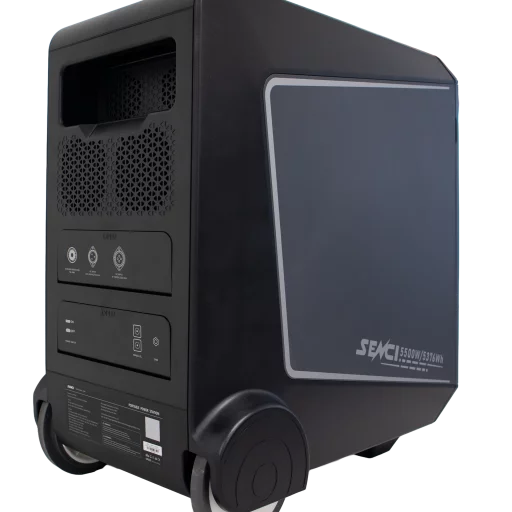 SENCI Lithium LPS 5376Wh Power Station med 5000W (10000W) sinus inverter