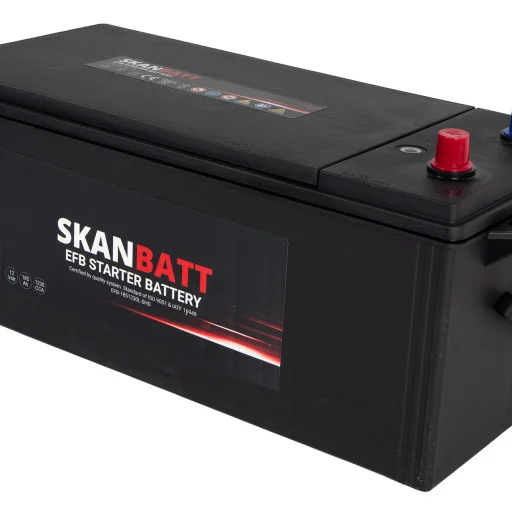 SKANBATT EFB SHD Startbatteri 12V 185AH 1230CCA (513x224x218mm) +L