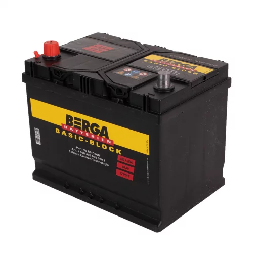BERGA Basic Block 12V 68AH 550CCA (261/175/220mm)