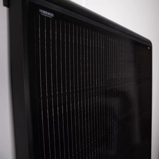 SKANBATT AERO 220W panel med 7M kabel og spoilere for enkel montering